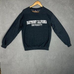 MV Sports Marymount California University Crewneck Sweater Size Small Gray
